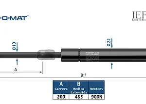 Amortiguador Stabilus 1444EM