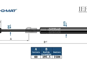 Amortiguador Stabilus 6494IH