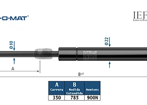 Amortiguador Stabilus 753076