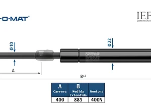 Amortiguador Stabilus 753092